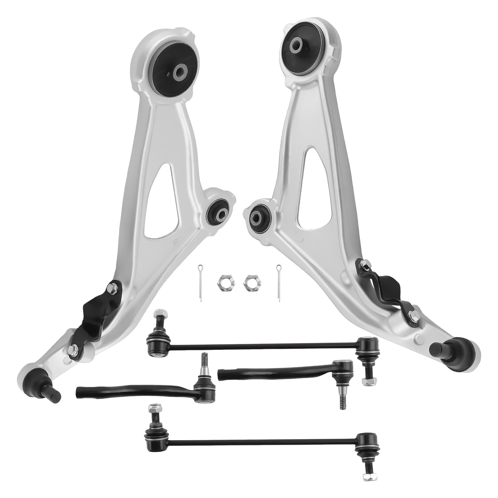 MaXpeedingrods Lower Control Arms Outer Tie Rod End Sway Bar End Link for Infiniti QX60 JX35 2013