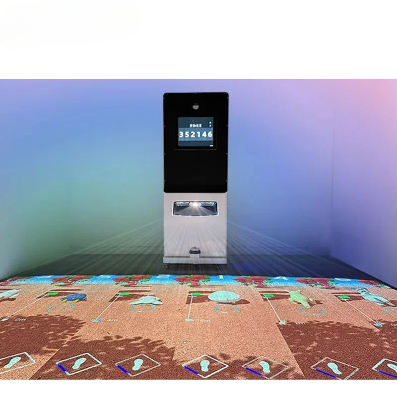 Projecteur de sol coule tout-en-un, jeu de réalité augmentée, jeu de projection de sol mobile coule