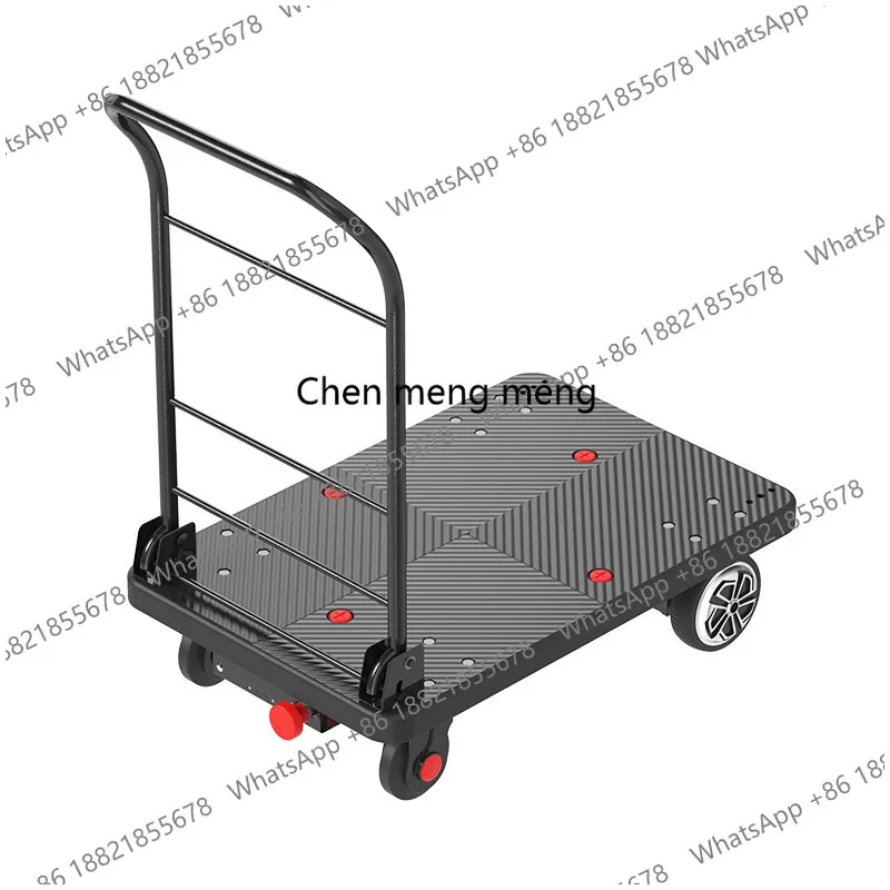 

Электрическая тележка с дистанционным управлением, грузовая платформа, компактная тележка для перемещения грузов, ультратихая и перезаряжаемая