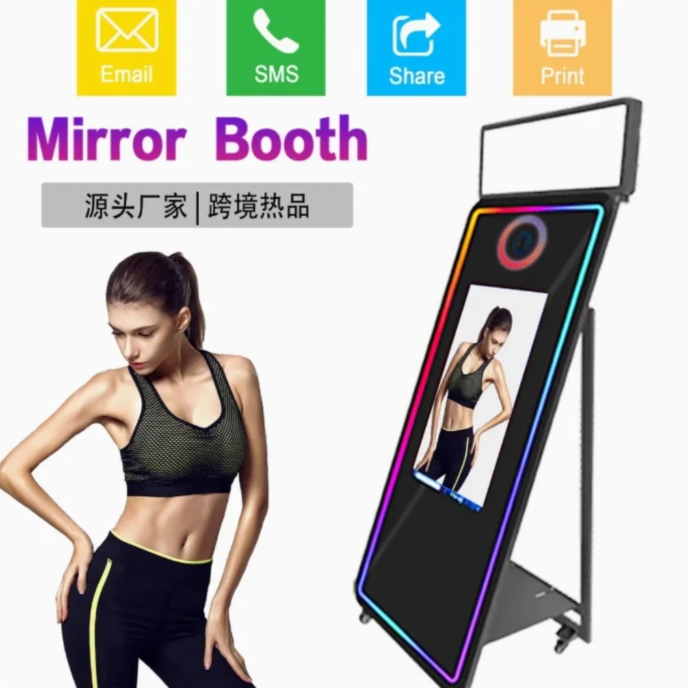 Magic Mirror Camera 70 Inch Party Photo Booth Popular 360MirrorPhotoBooth