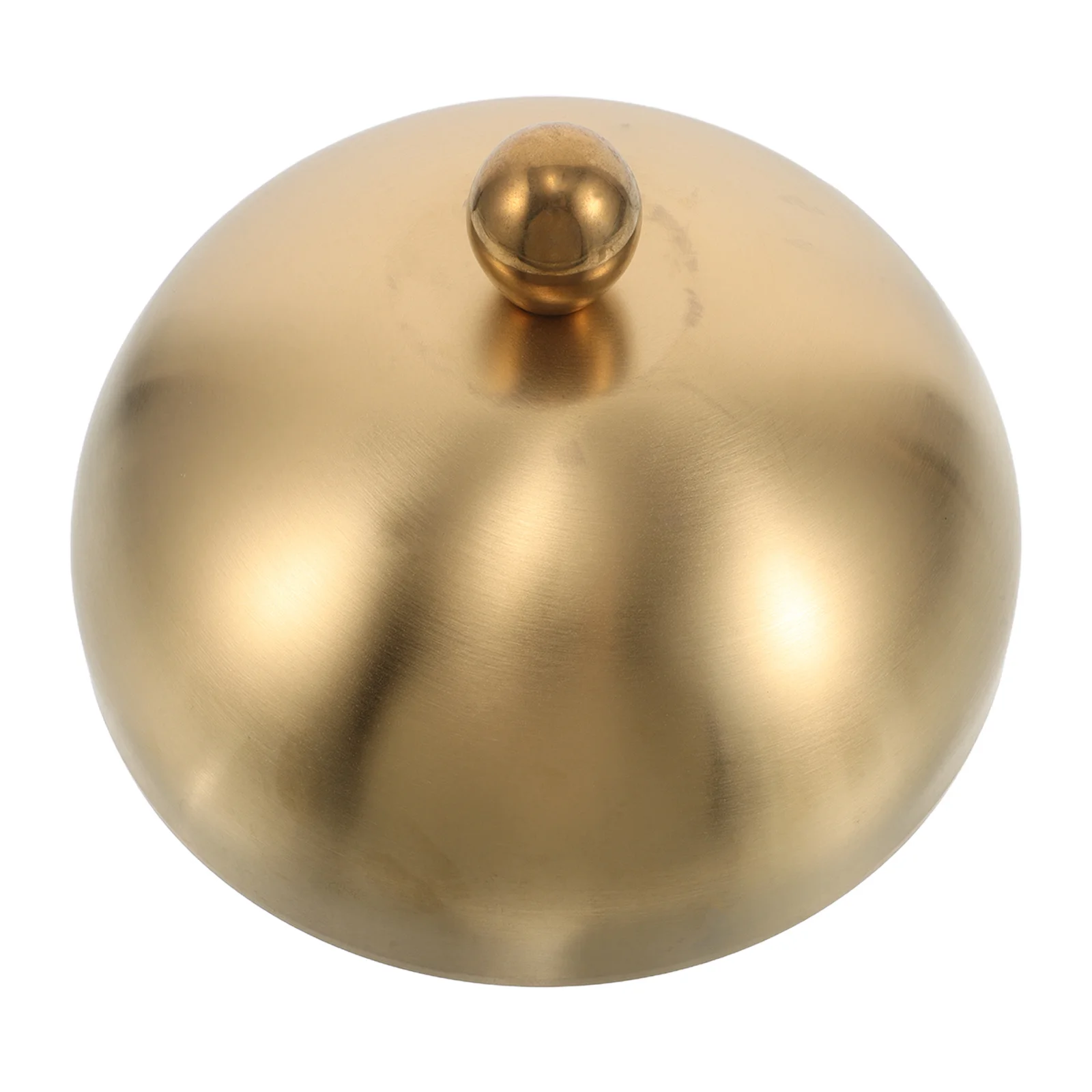 

20Cm Stainless Steel Steak Cover Gold Round Basting Dome for Griddle Grill Melting Camping Bbq Kitchen Cooking