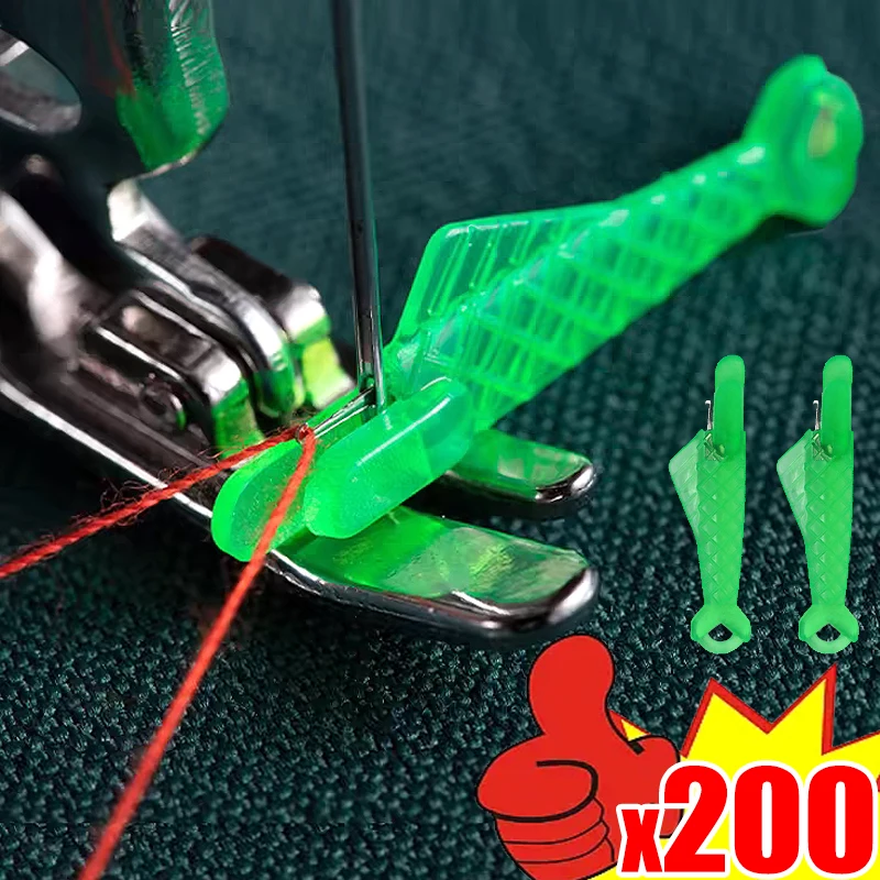 200-5Pcs  Automatic Needle Threader Home Hand Sewing Machine Device Thread Auto Needle Cross Stitch Blind Sewing Accessories