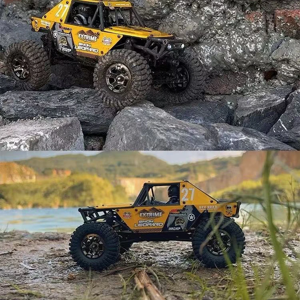 Ucx2405 udi 1/24 4wd carro off-road de escalada rc sem escova/escovado eixo reto duplo modelo de simulação carro de controle remoto brinquedos