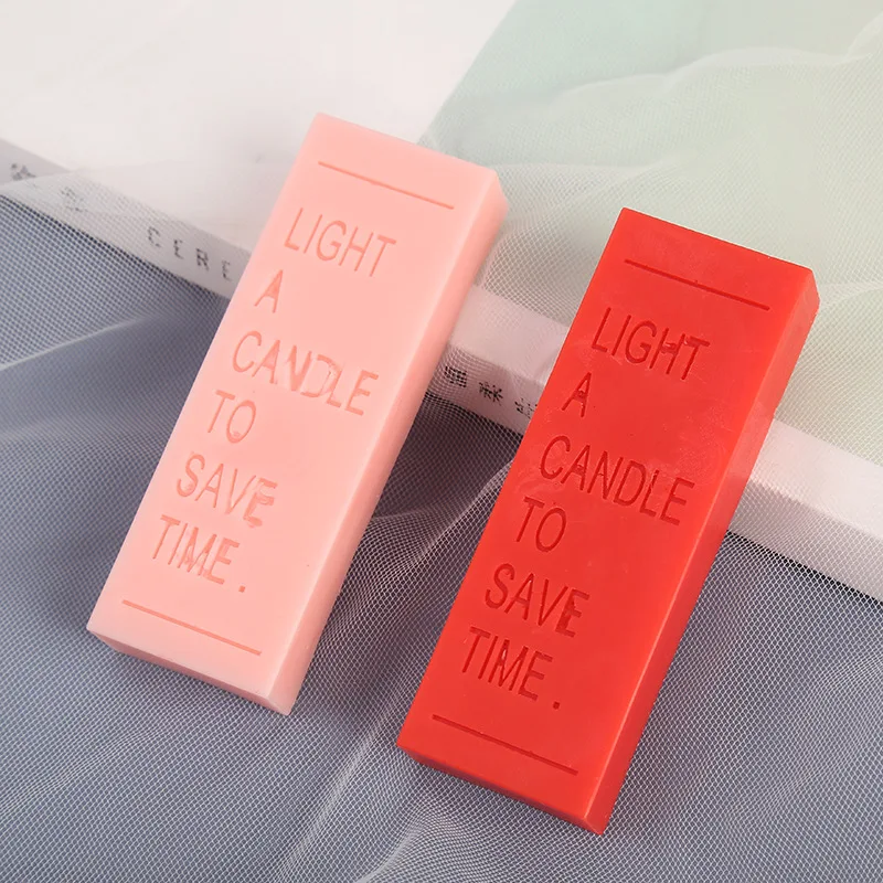 Mould Hot-selling Instagram-style Long Letter Candle Mold  DIY Chocolate Scented Candles Decorative Ornaments - Silicone Molds view 4