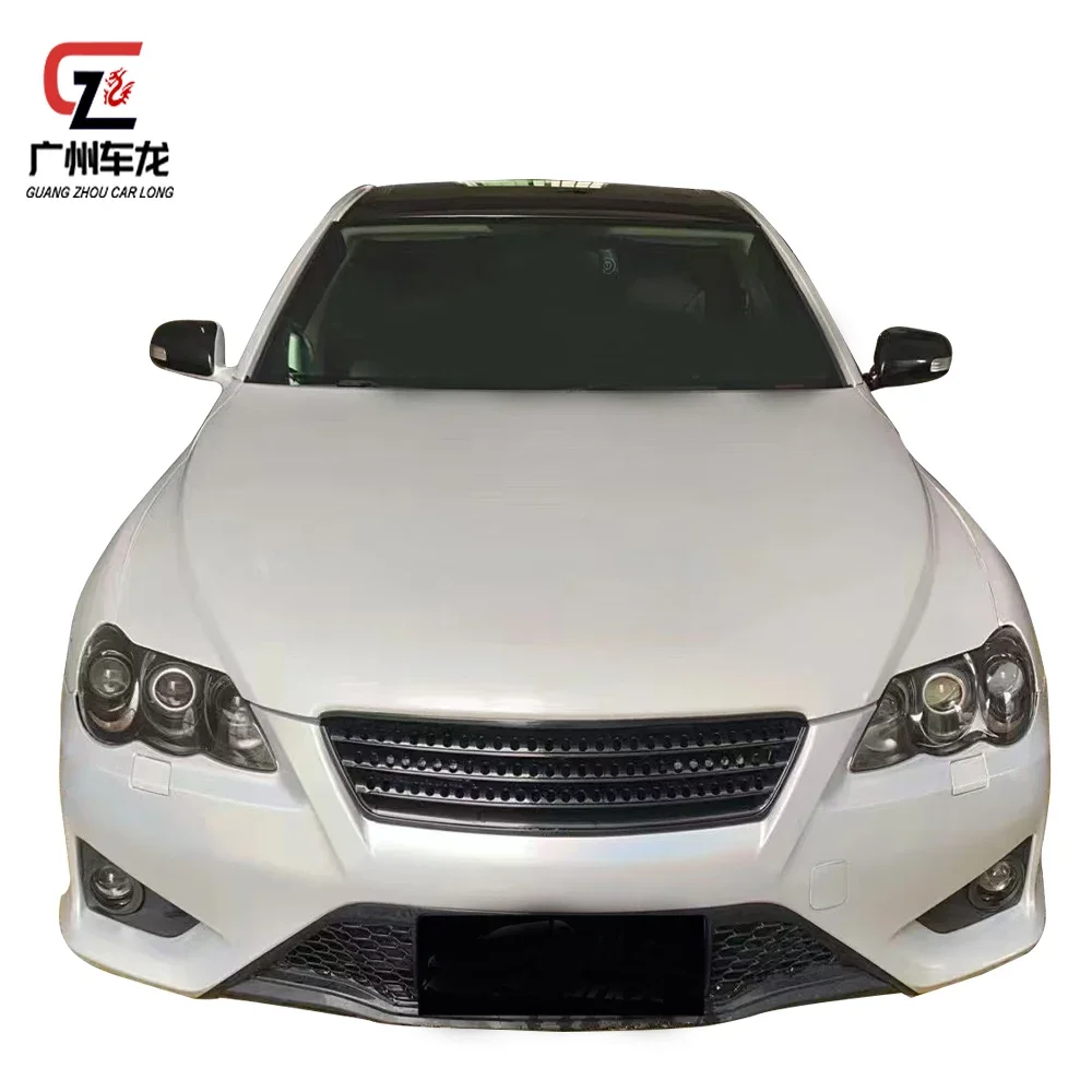 For Toyota Mark-x 2005-2009 Upgrade 2014 Front Bumper Rear Bumper Primer Color Car Factory Direct Car Body Kit
