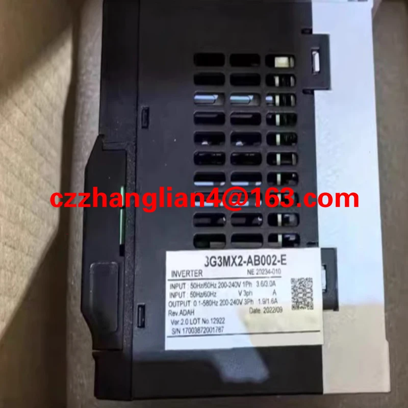 

Новый оригинальный инвертор ПЛК серводвигателя 3G3MX2-A4110-V2