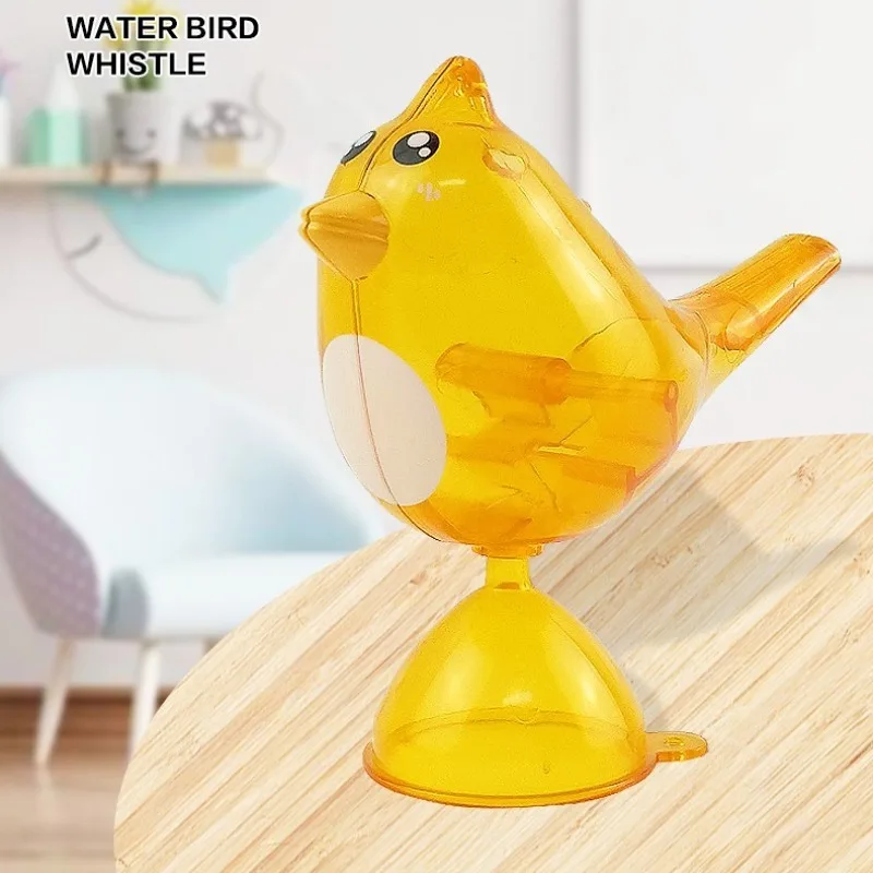 1 個面白い鳥笛子供用水鳥笛おもちゃ、サウンドメーカー子供の漫画の楽器のおもちゃ笛鳥