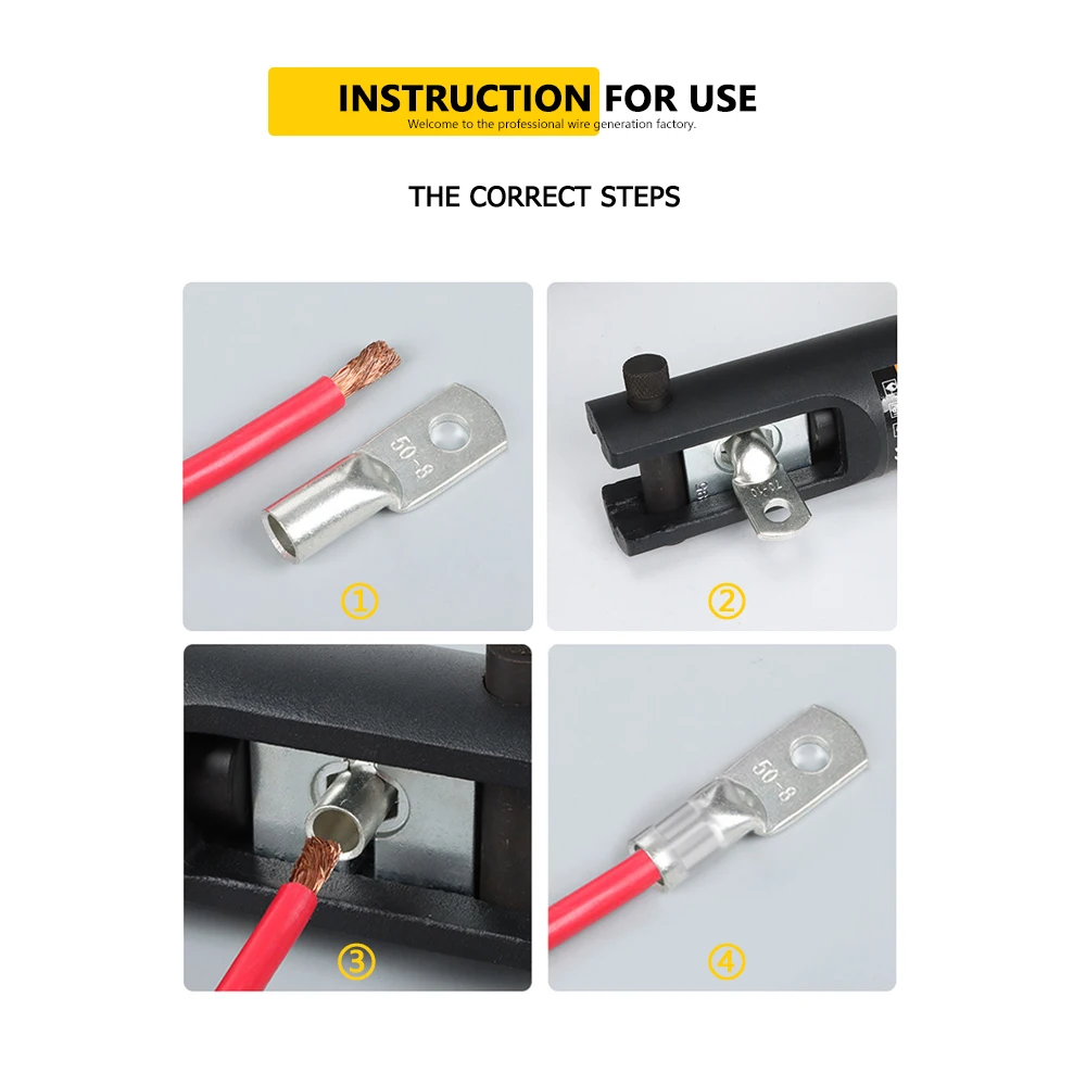 Crimp Terminal Tinned Copper Terminal Copper lug JG tye Marine connectors Bolt Hole Tinned Copper Cable lugs Battery Terminals