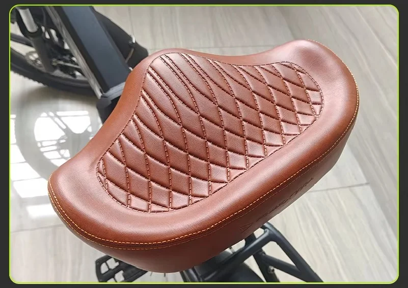 Enlarged and thickened mountain bike seat cushions, electric bike waterproof saddles, folding bike large rear seat cushions