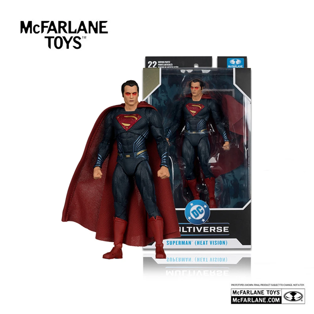 Figura de Acción McFarlane Toys DC Multiverse Superman Heat Vision de 7 Pulgadas, Batman V Superman: Dawn of Justice, Modelo Coleccionable