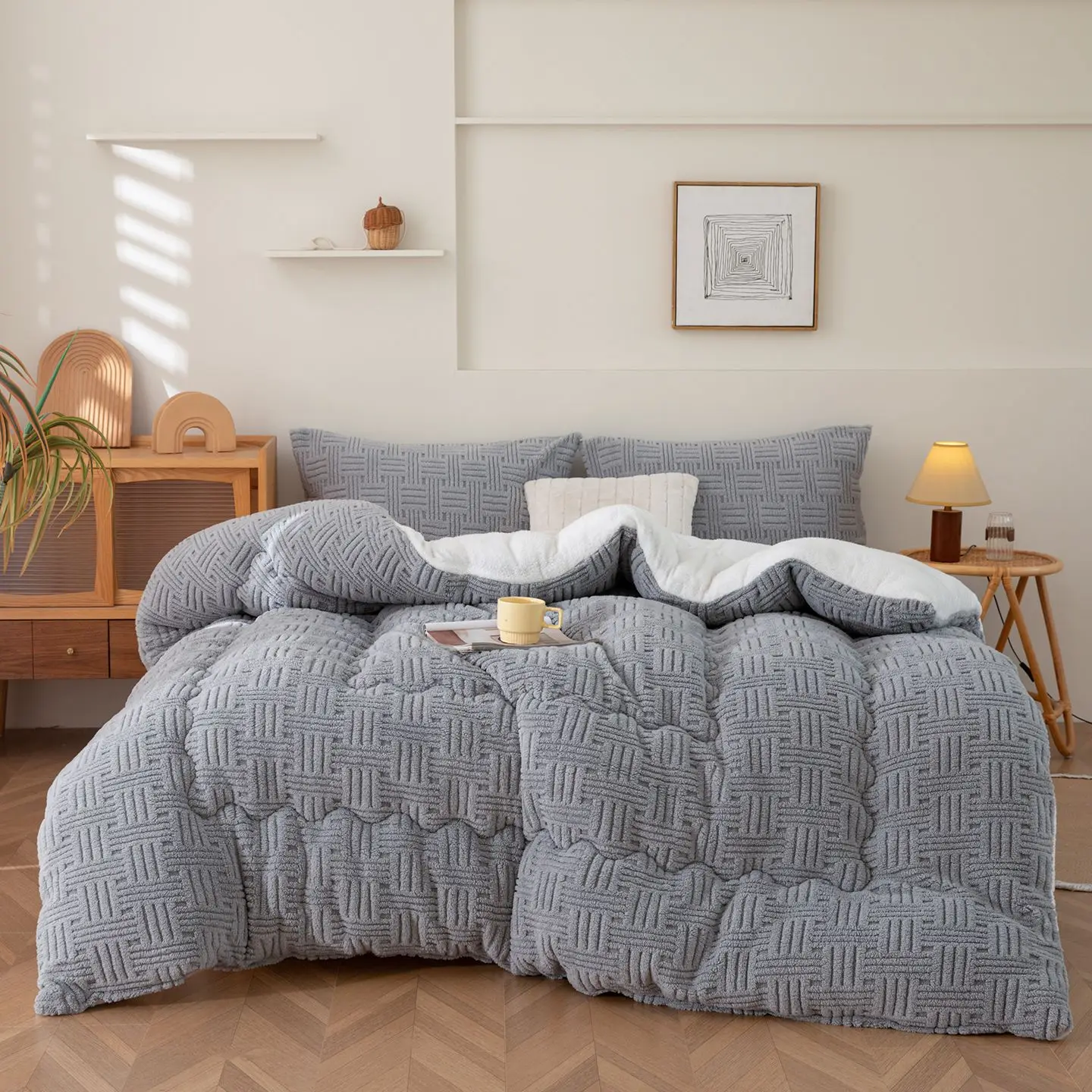 Autumn and Winter Thicken Milk Velvet Quilt Student Dormitory Warm Comforters Artificial Lamb Home Single Double Bedding Blanket