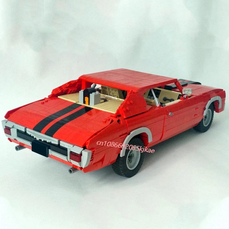 2188 Stück Chevroled Impalang 1970 klassisches Retro-Supercar-Rennmodell DIY kreative Ideen Kinderspielzeug Geburtstagsgeschenk Technologie Blöcke