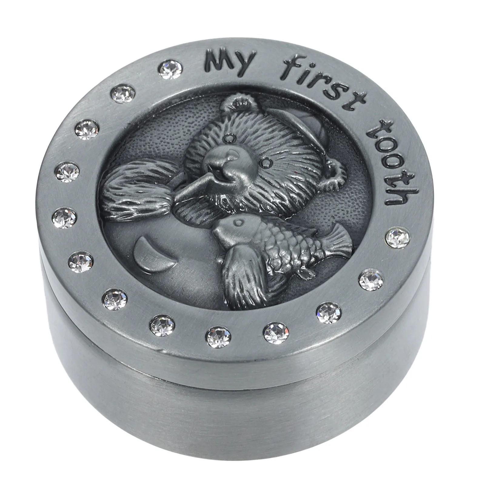 

Baby Teeth Storage Box First Tooth Collection Container Holder Collector Zinc Alloy Holders
