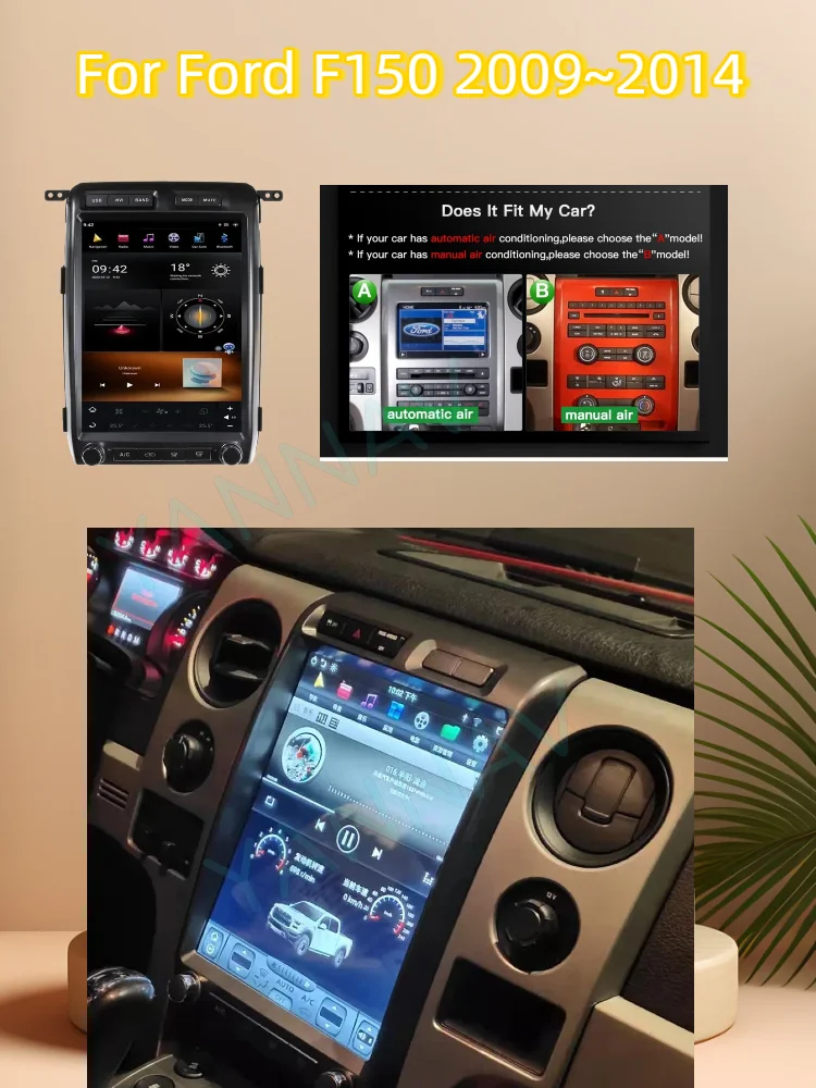 

Android 2K IPS Screen For Ford Raptor 2013 f150 2014 Car Multimedia Stereo Video Player GPS Head Unit Carplay Android Auto 2Din
