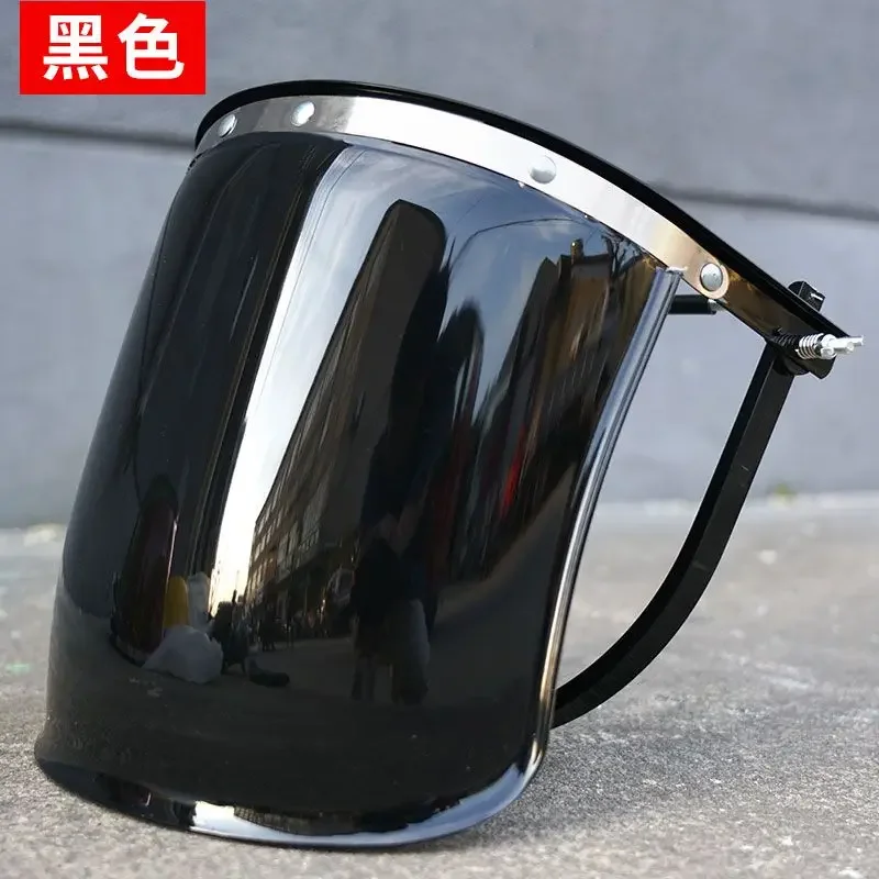 Helmet Type Welding Face Shield Protection Face Shield Anti Strong Light Splashing Polishing Wearing Type 2 Welding Protection