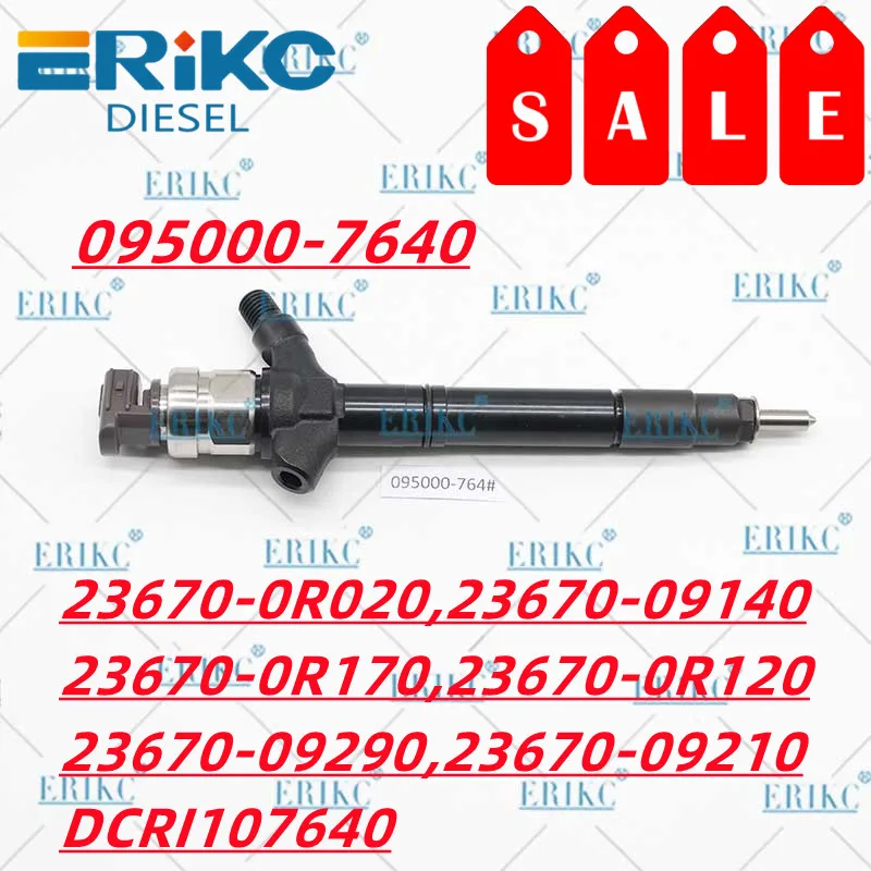 095000-7640 095000-7641 Fuel Injector DCRI107640 Diesel Injection Nozzle for Toyota RAV4 Corolla Verso 2.2 2AD-FTV 23670-09210