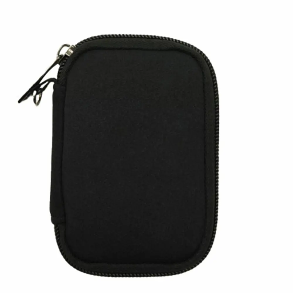 ‌10 Elastic Slots‌ Flash Drives Organizer Dustproof Black USB Flash Drives Case Protective Compact Flash Drive Storage Case