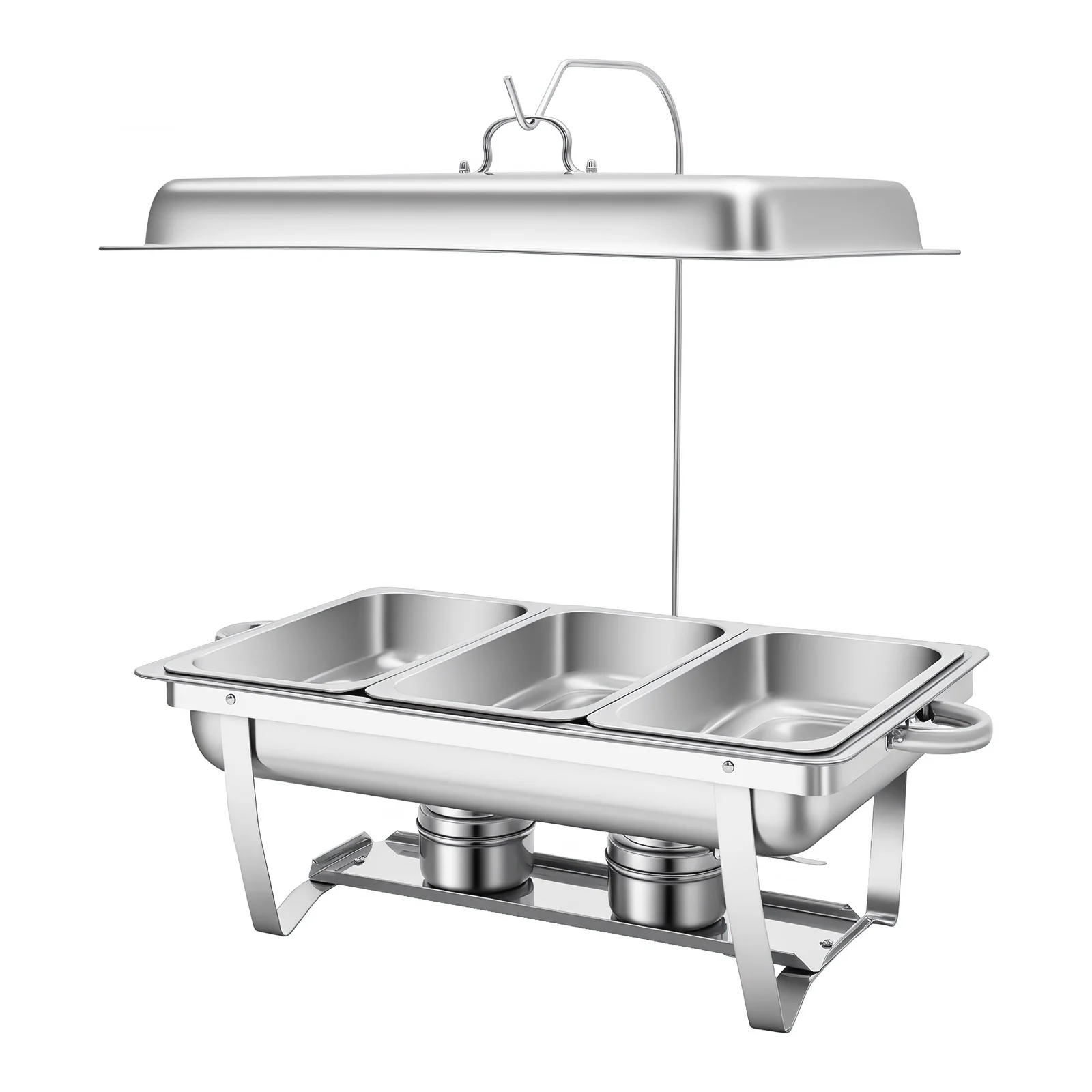 Edelstahl-Chafing-Dish, Chafing-Dish-Buffetwärmer, Buffet-Server und -Wärmer für gewerbliche Catering-Unternehmen, Buffets, Hotels – Detail 3