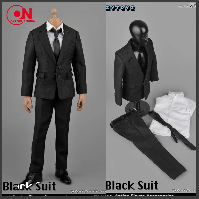 

ZY5046 ZY5039 1/6 Scale Classic Business Male Office Professor Gentleman Suit Set T shirt Pant for 12'' Action Figure