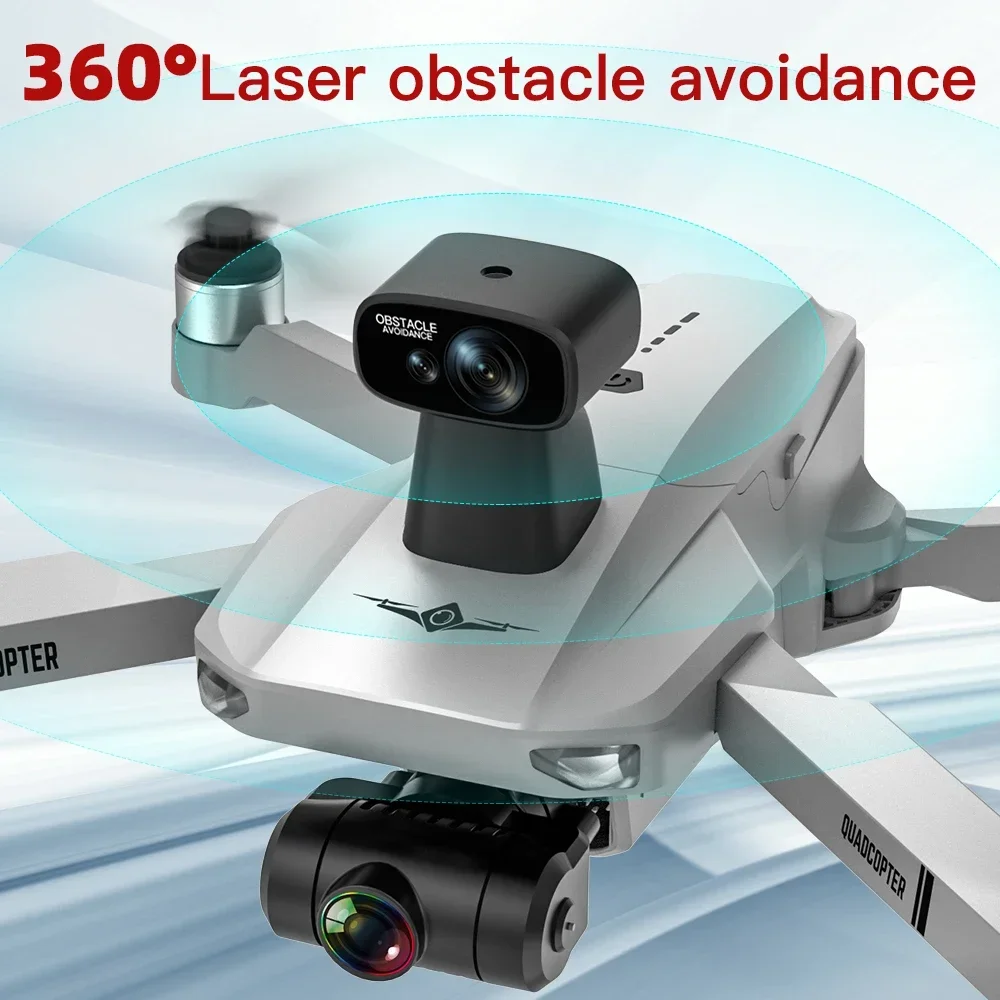 Профессиональный дрон KF102 MAX 2025 г. ° Лазерный предотвращение препятствий GPS FPV с двойной HD-камерой БПЛА и бесщеточный двигатель 5G RC Фото №2