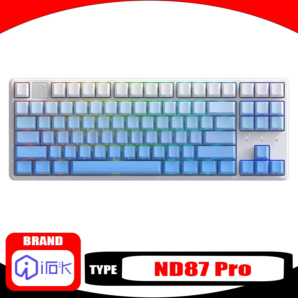 

Irok Na87 Pro Magnetic Switch Keyboard 8k E-Sports Low Delay Customize Gaming Keyboard Hot Swap Rgb Pc Gamer Accessories Gifts