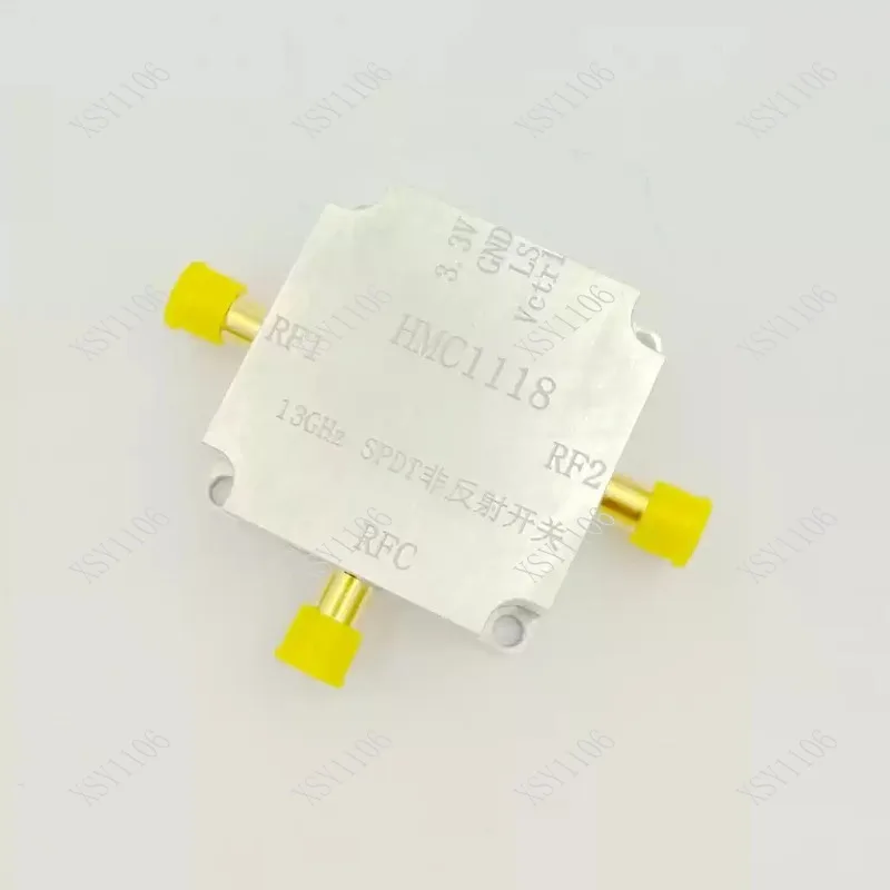 HMC1118 Wideband, Non-Reflective Single Pole Double Throw (SPDT) Switch 13GHz with CNC Housing
