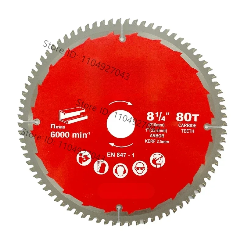 7 8 10 12 Inch Aluminum Profile Metal Steel Cutting Disc for Luxter Table Saw Miter Saw Tct Circular Saw Blade