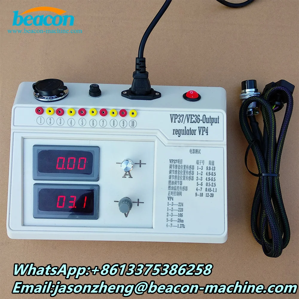 

High Pressure Electronically Controlled EDC VE Pump Tester VP37/VE36 Digital Output Regulador VP4