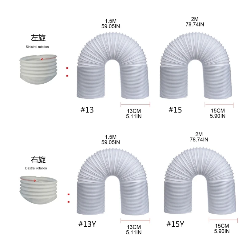 วัสดุโพลีโพรพีลีนท่อเครื่องปรับอากาศแบบยืดหยุ่นสำหรับเครื่องปรับอากาศในห้องครัว Dropship