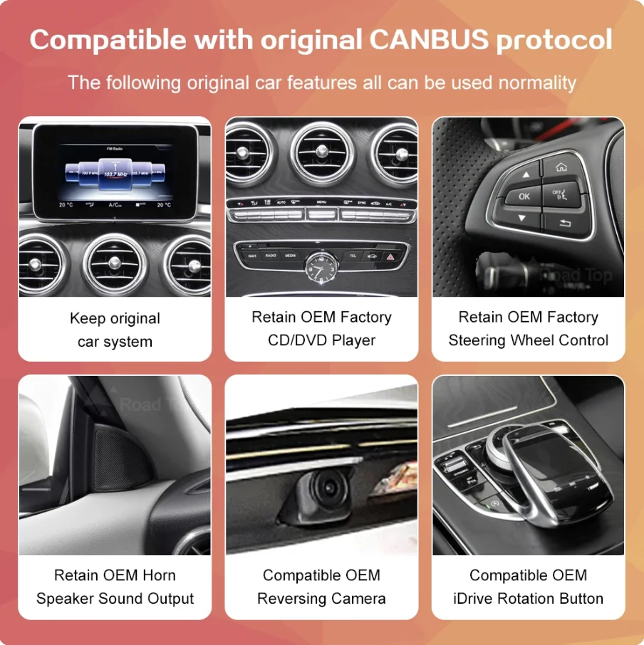 8 core 12.3'' 8+128g Android 13 Navigation & GPS CD Player For Mercedes Benz C/GLC Class W204 W205 NTG5.0 2015-2019 with CarPlay