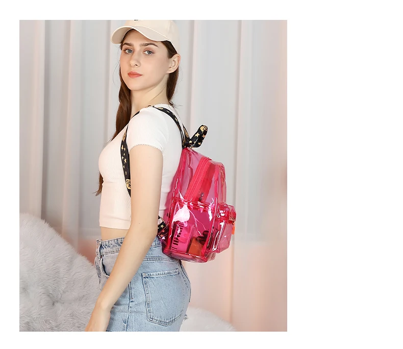 TINYAT Modischer Rucksack für Damen und Mädchen, wasserdichter Schulrucksack, große Kapazität, Reiserucksack, weiblich, lässig, Lavendel-Tagesrucksack – Detail 13