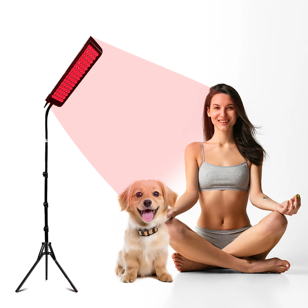 Stock Red Light Therapy Lamp 75 LEDs 660nm 850nm Red Light Therapy Panel Device for Body and Face Skin Care