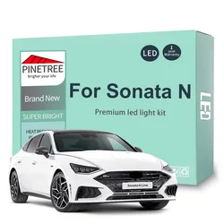 Led Interior Light Kit For Hyundai Sonata N 2021 2022 2023 +  Led Bulbs Dome Map License Plate Light Canbus