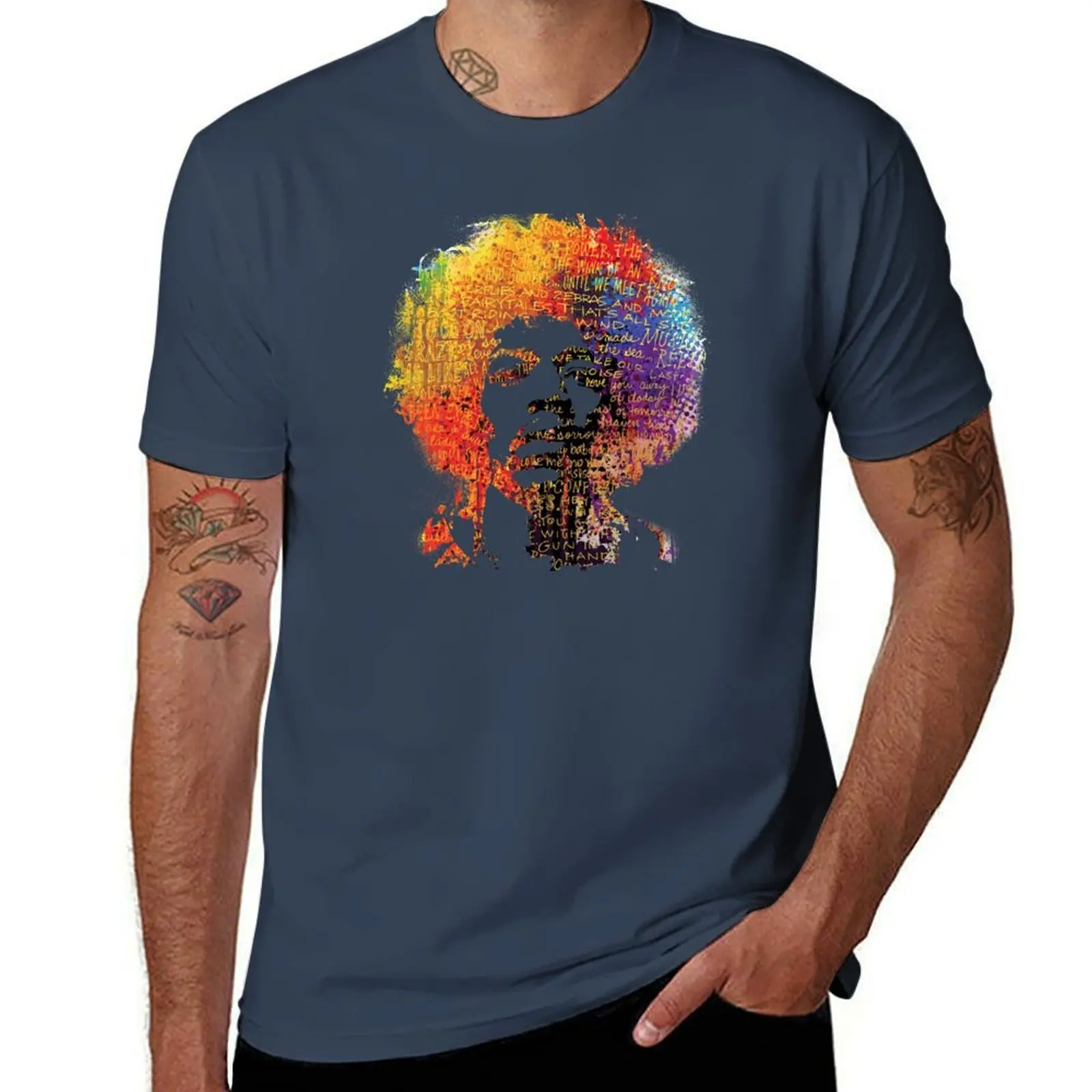 

ROCK ART / guitar legend T-Shirt t shirts with prints man t shirt heavy cotton T-Shirt
