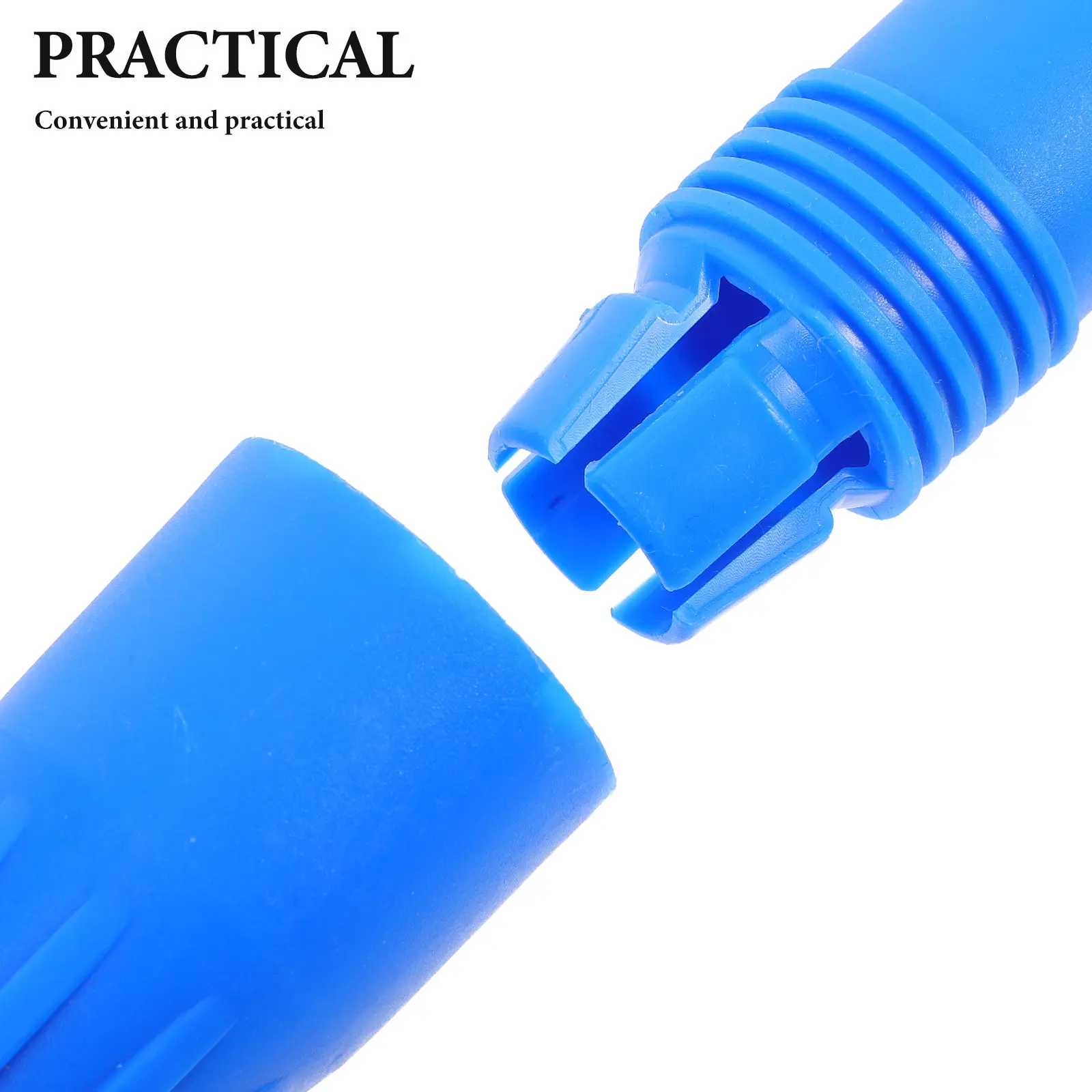 Aluminum Alloy Mop Handle Pole Adapter Threaded Tip Replacement Connector for Extension Rods Office Home Commercial Cleaning