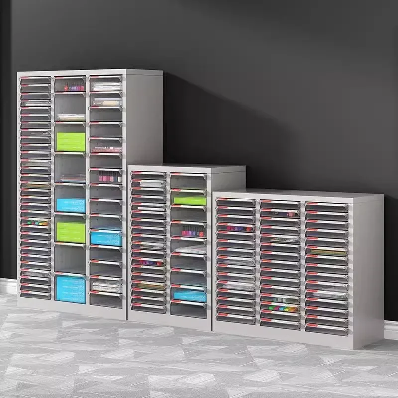 Nail Salon Storage Receipt Contract Cabinet Filing Cabinet Storage A4 File Cabinet Drawer Type Multi Layer Steel Documents