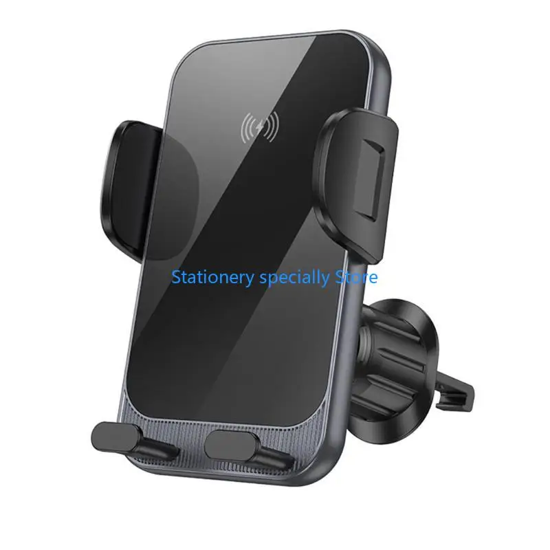 

P0RB Wireless Car Auto Clamping Car Wireless Charging Air Vent Car Phone Mount