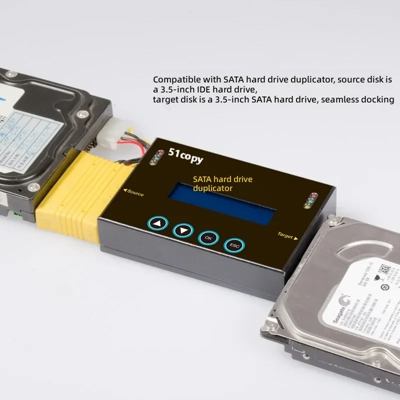 3.5 Inch IDE To SATA Converter Parallel Serial Adapter Board For Hard Disk Duplicator Storage Device