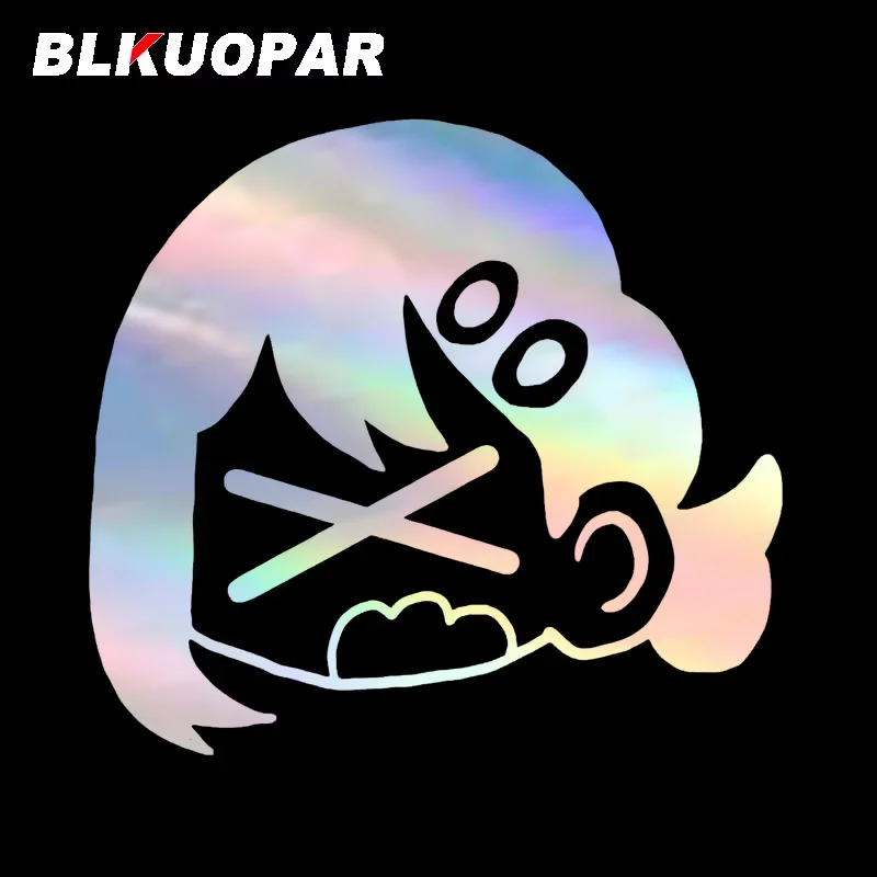 

BLKUOPAR Makima Demon Higashiyama Kobeni Peek Anime Car Stickers Air Conditioner Laser Decal Car Accessories Personality Decor