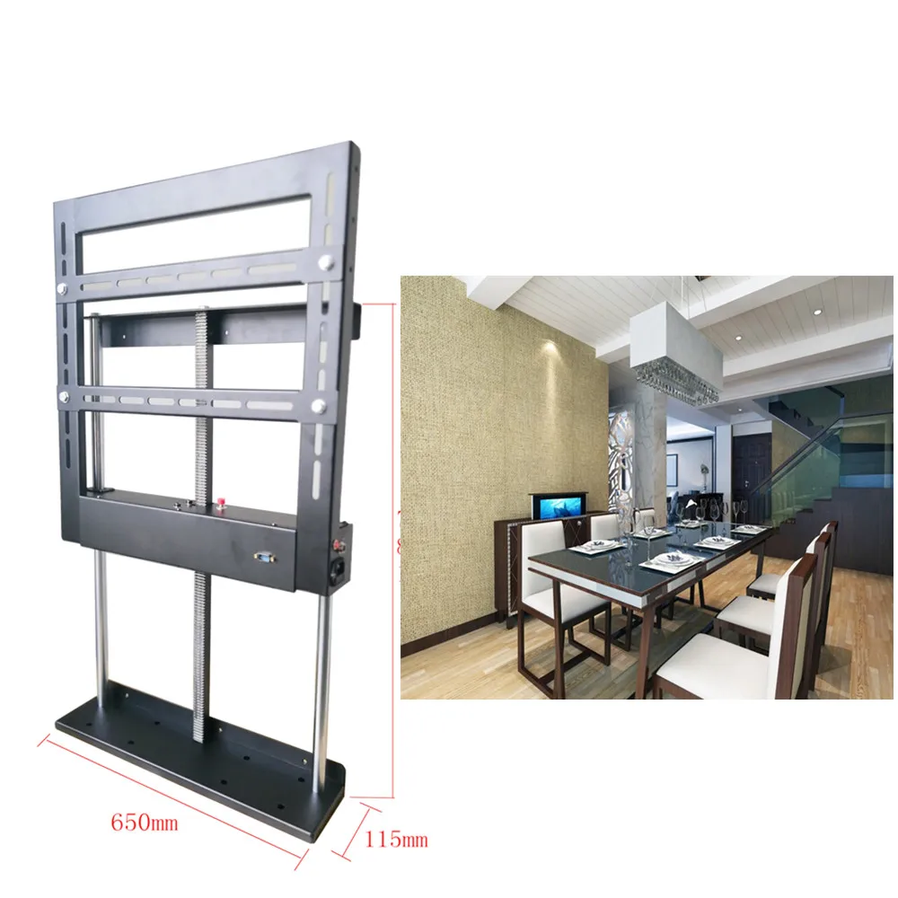 

Furniture lift for 32"-65" tv lift stand conference room tv lifting stroke 850mm