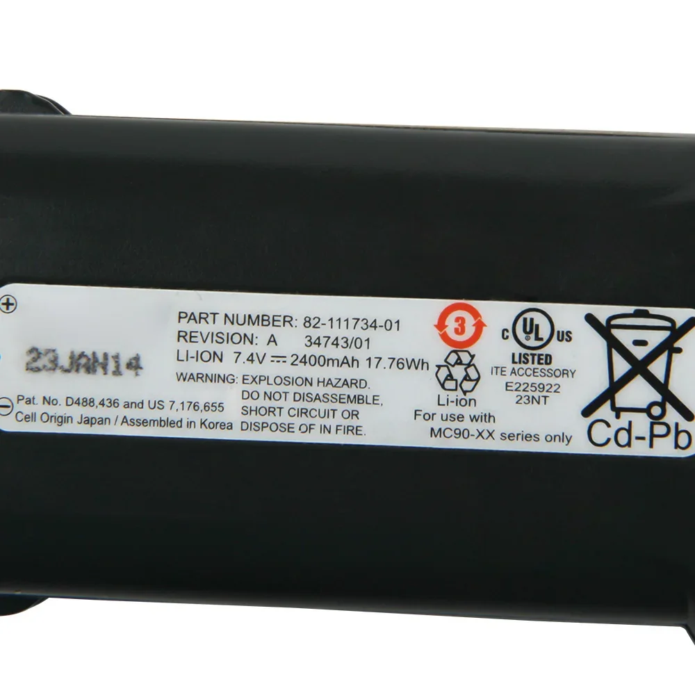 

Replacement Battery 82-111734-01 For Motorola MC92N0 MC90XX MC9090 MC9190 Mobile Handheld Computer 2400mAh High Capacity
