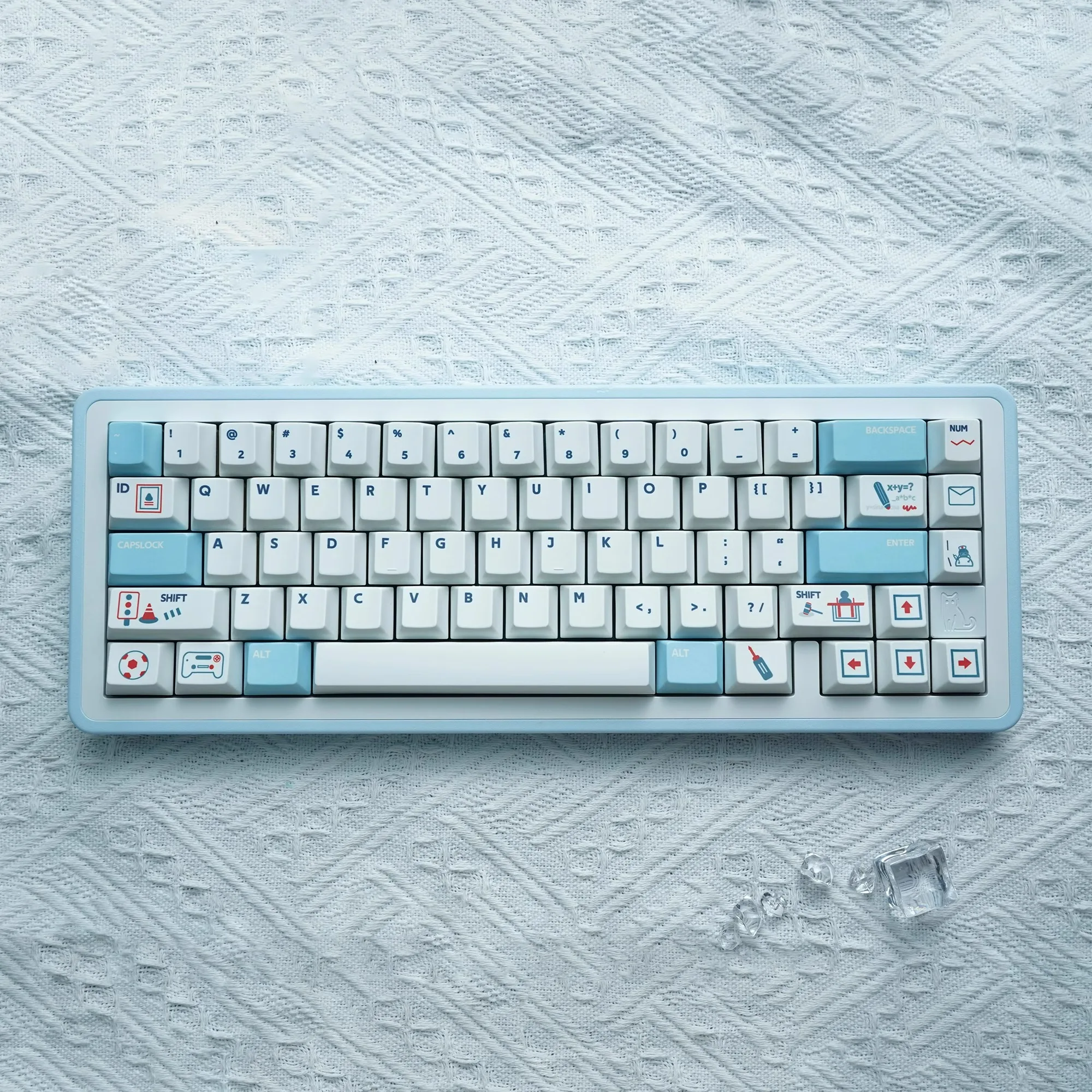 Life Selection Theme Keycaps, Teclado personalizado, Keycaps reduzidos