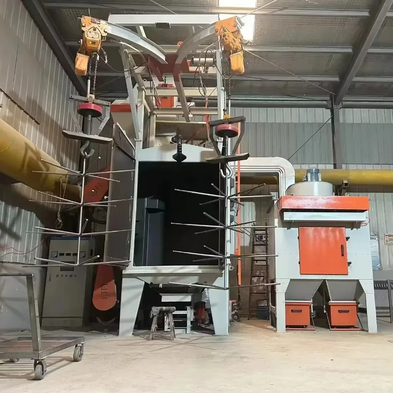 Hook Type Dust Removal Shot Blasting Machine Eco-Friendly Abrasive Shot Blasting Machine with Low Power Consumption