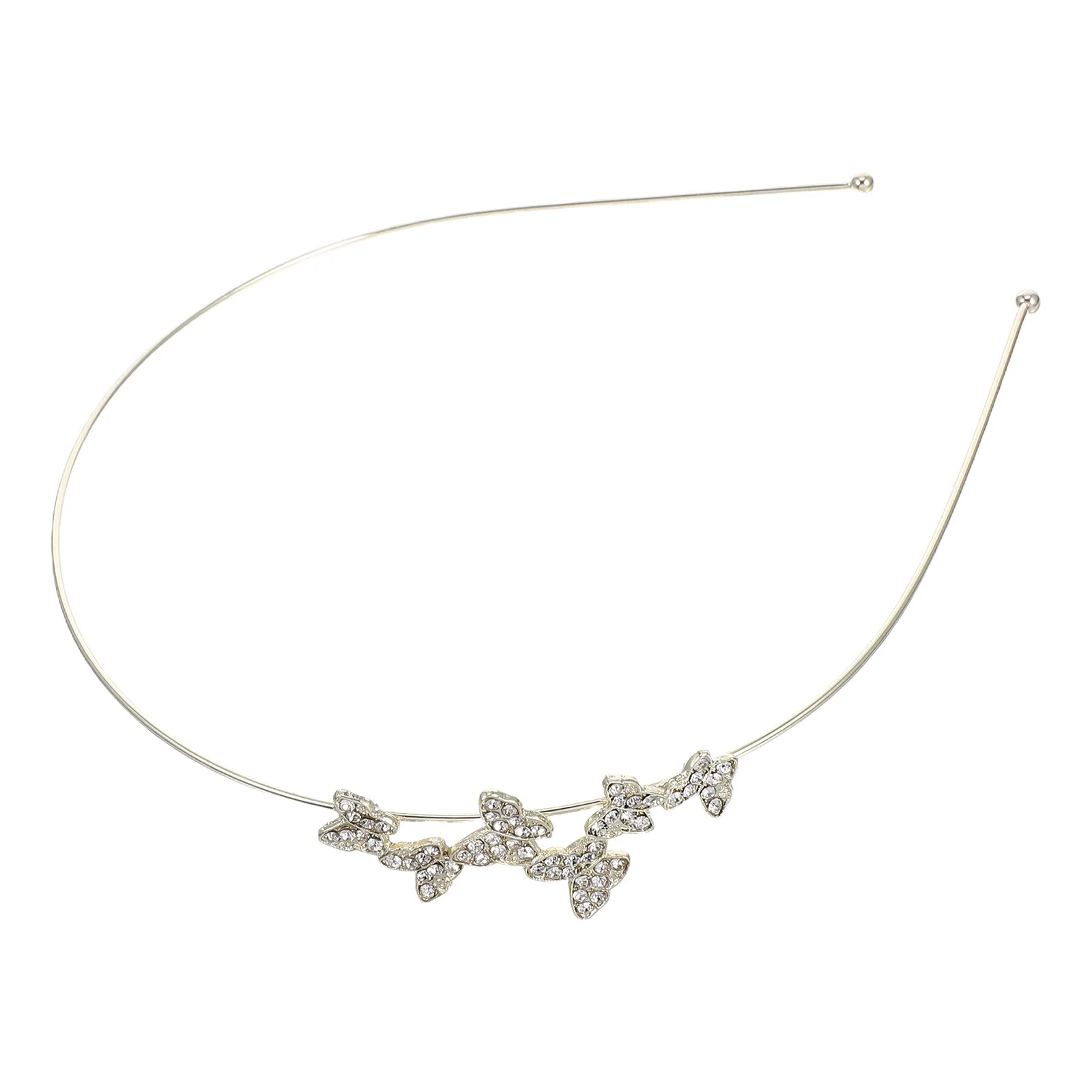 

1Pcs Stylish Hair Hoop Exquisite Headwear Fine Workmanship Alloy Hairband Female Gift Alloy Hairband Head Decor