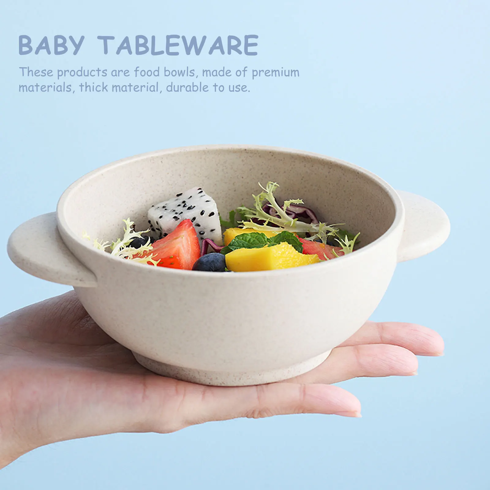 

4 set Children Feeding Set Durable Toddler Tableware Lightweight Baby For Home Restaurant Hotel Use Toddler Bowl Set Baby