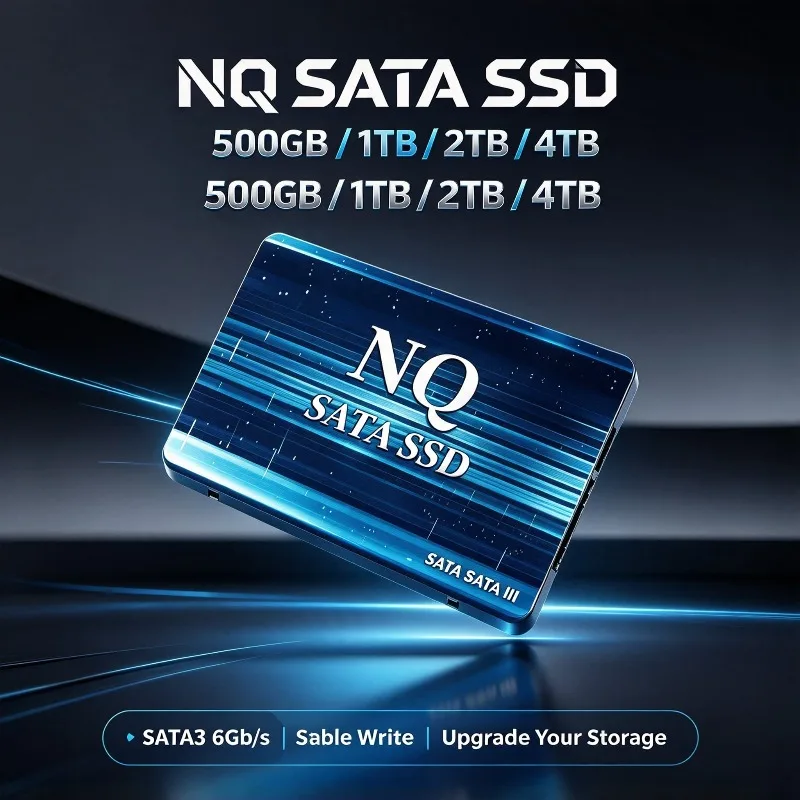 2026 NQ 2.5 Inch Internal SSD 500GB 1TB 2TB 4TB High Speed Solid State Drive Shock Resistant Disk for Desktop Laptop 2026 New