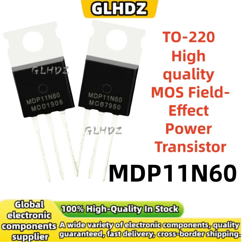 10-20-30units MDP11N60 TO-220 MOS Field-Effect Power Transistor In the warehouse