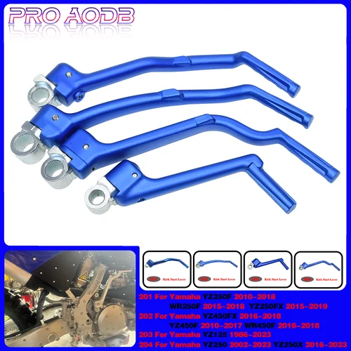Imagen 1 del producto Para Yamaha YZ YZF WR WRF 125 250 250X 250F 450F 250FX 450FX Universal CAKEN motocicleta CNC forjado Pedal de palanca de arranque