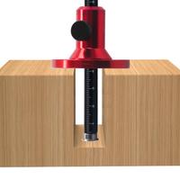 1/2pcs Woodworking Marking Scriber Ruler Double Head Wheel Marking Gauge Inch&MM Scale Aluminum Parallel Line Drawing Tool
