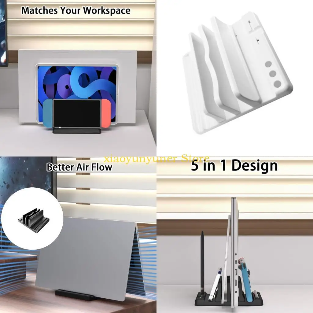 

P9JB Modifiable Width Laptop Owner Vertical Position Elastomer Security Saves Space